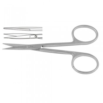 Iris Scissor Straight , 10 cm - 4"
